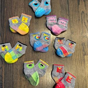 Sesame Street Baby Bombas Socks Socks Set 0-12 Month